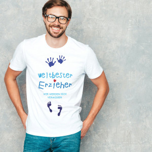 T-Shirt Abschiedsgeschenk "Weltbester Erzieher"