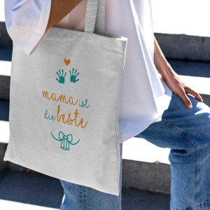 Baumwolltasche "Mama ist die Beste"