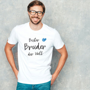 T-Shirt "Bester Bruder der Welt"