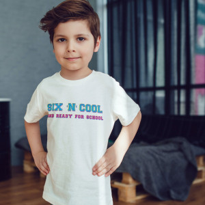 Kinder T-Shirt zum 6. Geburtstag "SIX ´N´COOL"