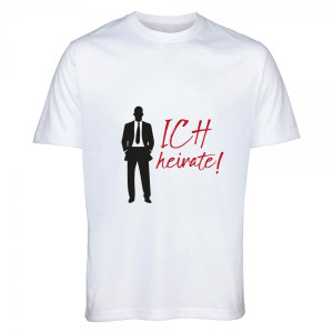 T-Shirt Junggesellenabschied "ICH heirate"