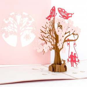 Colognecards Pop-Up Karte Butterflies in Love