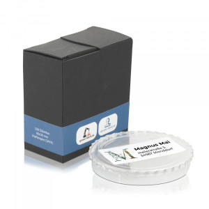 Adressaufkleber in Spenderbox "Aquarell" mit Buchstabe oder Motiv &