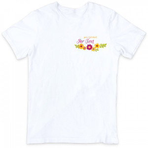 T-Shirt "Badges" mit Motiv & Individualisierung