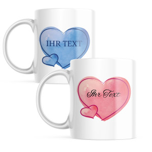 Keramiktasse Liebe "Von Herzen"