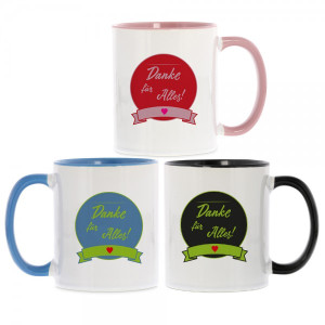 Keramiktasse "Danke für Alles"