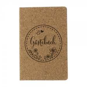 Gästebuch aus Kork "Papierdekor"