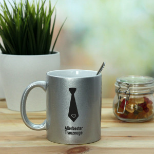 Keramiktasse "Allerbester Trauzeuge"