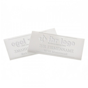Delrinplatten für Prägezangen (25x51 mm - 4 Zeilen)