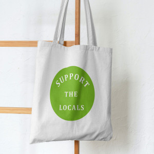 Baumwolltasche "Support your locals"