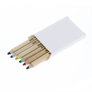 4 Sets Jumbo Buntstifte (24 Stück) mit Namen/Gravur/Holzbuntstifte