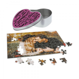 Individualisierbares Puzzle inkl. Herzdose (Druckfläche 190x280 mm -