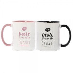 Keramiktasse "beste Freundin überhaupt!"