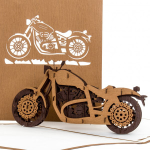Colognecards Pop-Up Karte Motorrad
