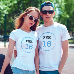 T-Shirt zum 16. Geburtstag "FSK 16"