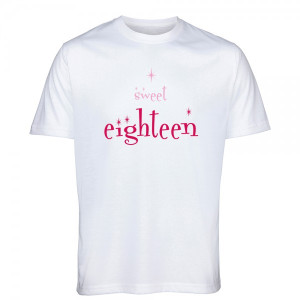 T-Shirt zum 18.Geburtstag "sweet eighteen"