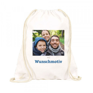 Turnbeutel-Rucksack individuell bedruckt (Abdruckmaße 30x35 cm)