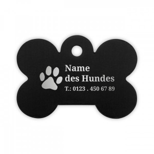SALE - Hundemarke "Hundeknochen" (Gravurmaß 27x10 mm)