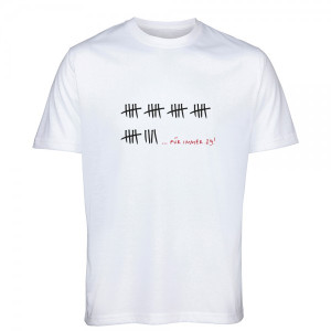 T-Shirt zum 30. Geburtstag "Für immer 29"
