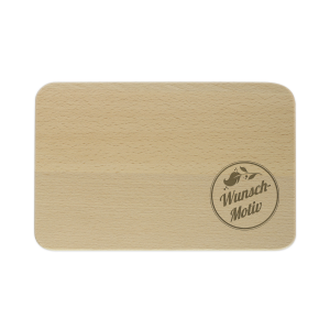 Frühstücksbrettchen mit Gravur – personalisierbar mit Text, Logo oder