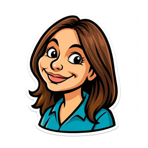 Karikatur-Sticker nach Foto – personalisierte Aufkleber