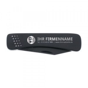 Edelstahl Taschenmesser "Gewerbe - verschiedene Icons" &