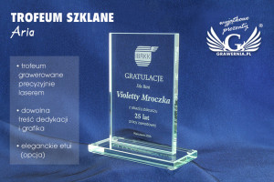 Trofeum szklane - ARIA