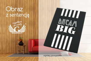 Obraz z dowolną sentencją - cyfrowy druk UV - 300x400mm - OBR007