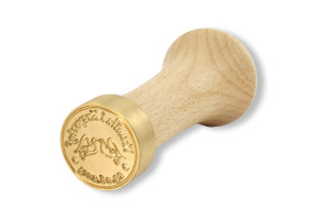 Stempel ślubny do odbijania w laku - CNC - średnica 24mm