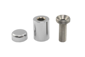 Dystans chromowany do szyldów i tabliczek - 2 medium - średnica 14mm - DDS035