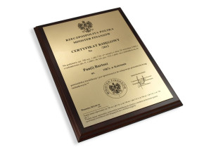 CERTYFIKAT KSIĘGOWY