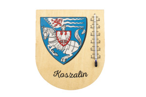 Termometr z herbem miasta - cyfrowy druk UV - TER016