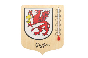 Termometr z herbem miasta - cyfrowy druk UV - TER019