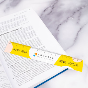 Nowy dzień, nowy rozdział - zakładka do książki z Twoim logo - zestaw 100 sztuk - ZAK031