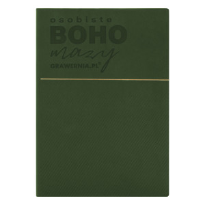 Notes LAREN z dowolnym grawerem - wym. 148x210 mm (format A5) - NOT020