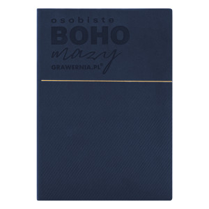 Notes LAREN z dowolnym grawerem - wym. 148x210 mm (format A5) - NOT021