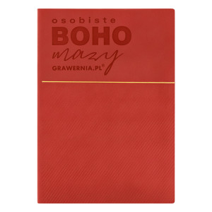 Notes LAREN z dowolnym grawerem - wym. 148x210 mm (format A5) - NOT026