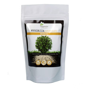 MYKORIZA PREMIUM 250g - MIKORYZA (18 grzybów), TRICHODERMA (9 gatunków), BAKTERIE I MIKROORGANIZMY W PROSZKU, 400% WIĘKSZY KORZEŃ, ORGANICS NUTRIENTS