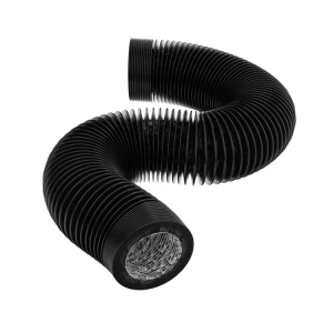 CROCO Duct 125mm 2m - czarny przewód wentylacyjny