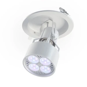 Zestaw VERTICANA® Żarówka LED + Ceiling Holder | BIAŁY | soczewka 45°