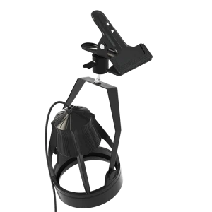 VERTICANA® Clip Holder | CZARNY | Oprawa na klips z kablem 2m i włącznikiem