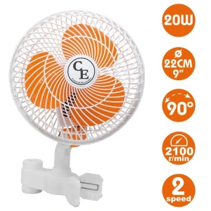 Wentylator mieszający 20W Cornwall z oscylacją