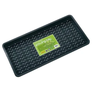 Taca uprawowa Garland do Microgreens / czarna 56x28x3cm (z dziurami)