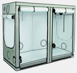PROMOCJA Growbox HOMEbox WHITE-AMBIENT R240, PAR+ (240x120xh200cm)