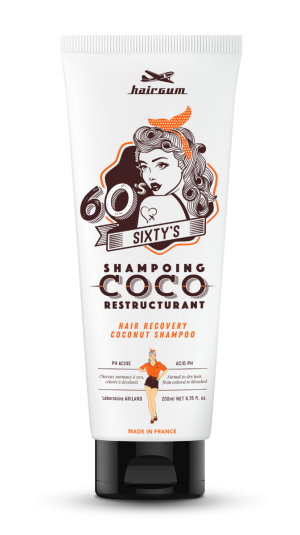 Hairgum Sixty's Color Recovery Coconut Shampoo 200ml