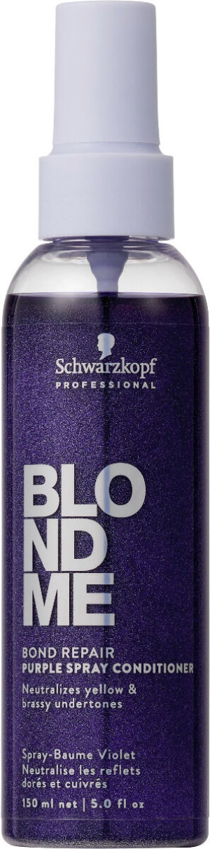 Schwarzkopf BlondMe Bond Repair Purple Spray Conditioner 150ml