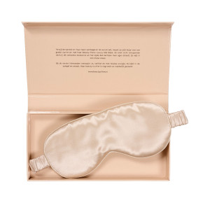 Beauty Pillow Luxury Silk Slaapmasker Champagne
