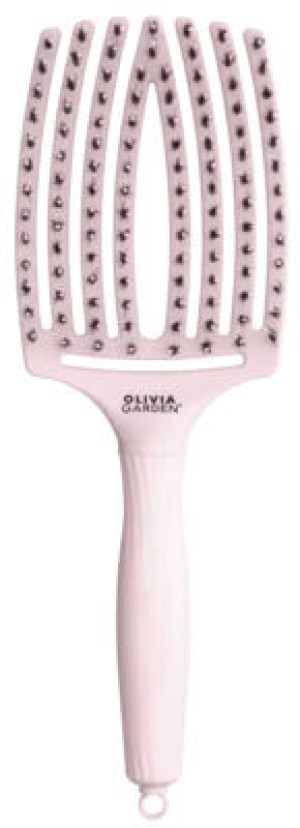 Olivia Garden Fingerbrush Care Iconic Boar&Nylon Pastel Pink Large