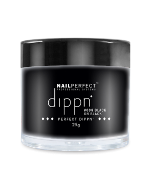 NailPerfect Acrylic Perfect Dippn' 038 Black On Black 25gr