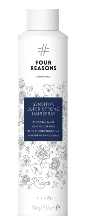 Four Reasons No Nothing Sensitive Super Strong Hairspray 300ml